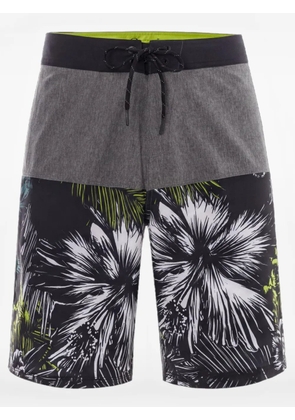 Oakley floral-print swim shorts - Grey