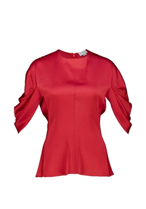 Stella McCartney draped-sleeve blouse - Red