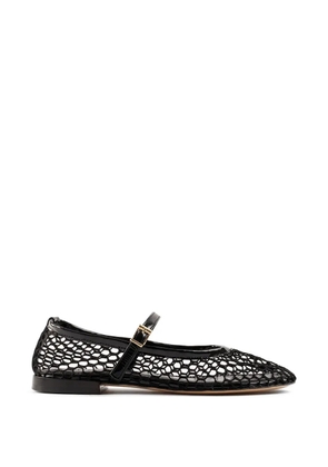 Souliers Martinez Minima mesh ballet flats - White