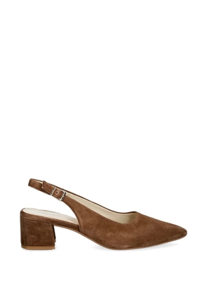 VAGABOND Marta pointed-toe slingback pumps - Brown