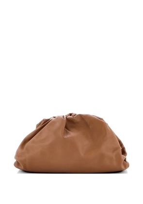 Bottega Veneta Pre-Owned The Pouch Leather clutch bag - Brown