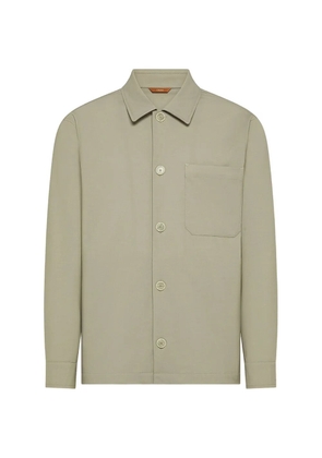 Cruna Cardiff chest-pocket shirt - Green