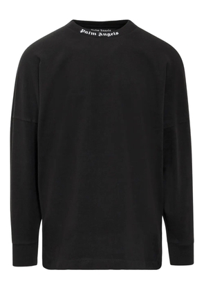 Palm Angels logo-print sweater - Black