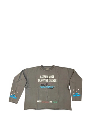astrum Silence long-sleeve T-shirt - Grey