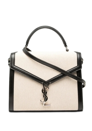 Saint Laurent Pre-Owned 2019 Medium Canvas Cassandra Top Handle Bag satchel - Neutrals