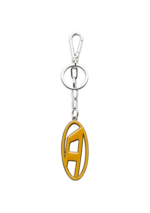 Diesel Cage-D logo-charm keyring - Yellow