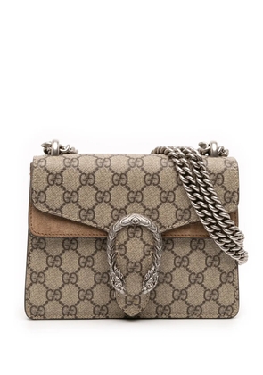 Gucci Pre-Owned 2016-2026 Small GG Supreme Dionysus crossbody bag - Neutrals