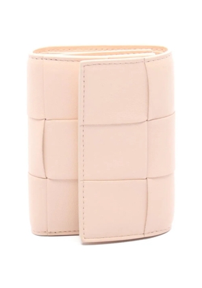Bottega Veneta Pre-Owned small Cassette tri-fold wallet - Pink