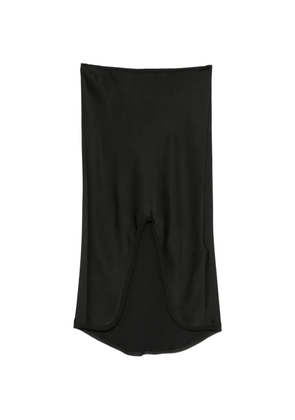 Victoria Beckham split-detail midi skirt - Neutrals