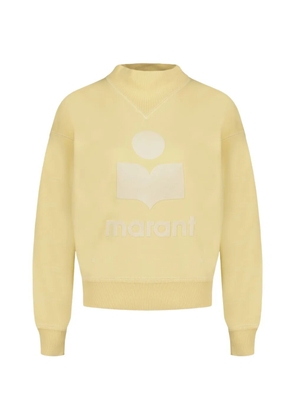 ISABEL MARANT Moby logo-print sweatshirt - Yellow