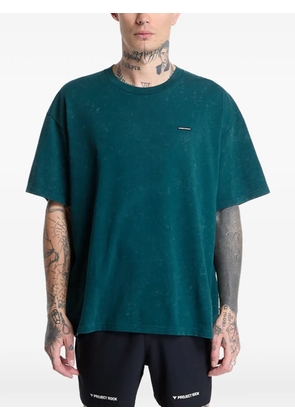 Under Armour logo-patch washed T-shirt - Green