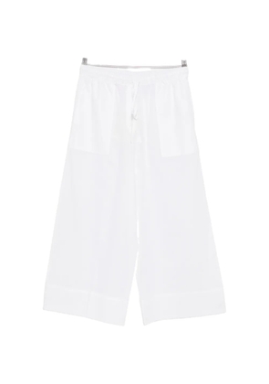 TOTEME drawstring-waist trousers - White