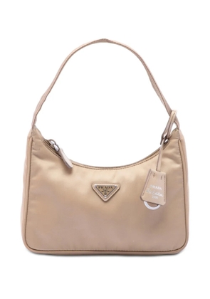 Prada Pre-Owned 2000-2013 Mini Tessuto Re Edition 2000 shoulder bag - Neutrals