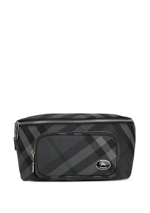 Burberry check-pattern belt bag - Grey