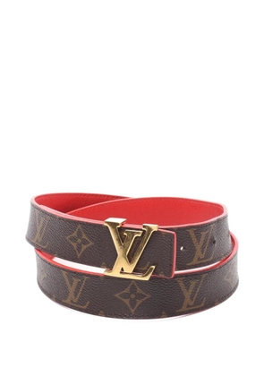 Louis Vuitton Pre-Owned 2018 Monogram Initiales reversible belt - Brown