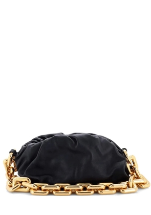 Bottega Veneta Pre-Owned The Chain Pouch Leather Teen shoulder bag - Black