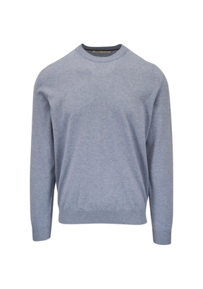 Maurizio Baldassari fine-knit crew-neck sweater - Blue