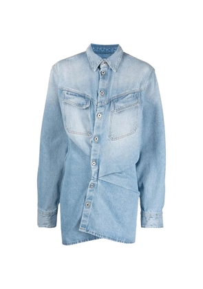 Off-White Toy Box twisted shirt - Blue
