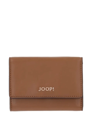 Joop! Dattilo Alida logo-plaque foldover wallet - Brown