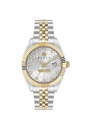 Philipp Plein Date Superlative 41mm watch - Silver