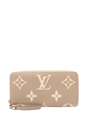 Louis Vuitton Pre-Owned 2020 Monogram Empreinte Bicolor Zippy long wallets - Neutrals