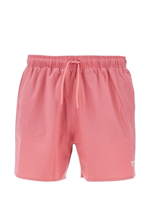 Emporio Armani Eagle patch swim shorts - Pink