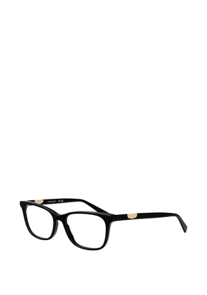 Longchamp logo-plaque square-frame glasses - Black
