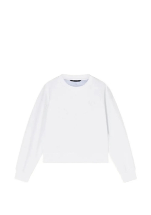 Armani Exchange crew-neck sweatshirt - White