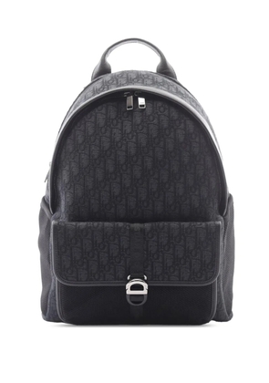 Christian Dior Pre-Owned 2010-2026 Oblique Canvas backpack - Black