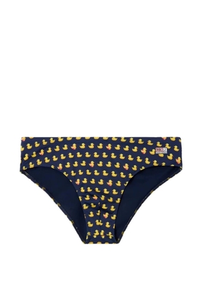 MC2 Saint Barth duck-print Cayo swim briefs - Blue