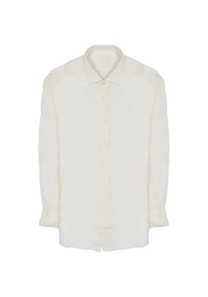 120% Lino long-sleeve linen shirt - Neutrals