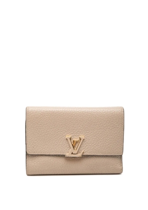 Louis Vuitton Pre-Owned 2015-2026 Taurillon Capucines Compact Wallet small wallets - Neutrals