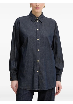 Armani Exchange drop-shoulder shirt - Blue