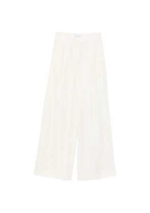 The Frankie Shop pleated wide-leg trousers - Neutrals