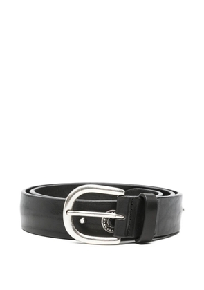 DA.D studded leather buckle belt - Black