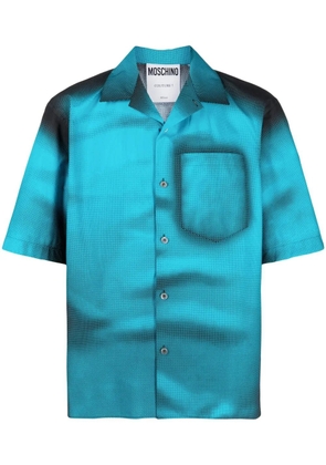 Moschino short-sleeve cotton shirt - Blue