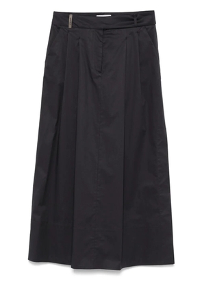 Peserico pleated maxi skirt - Blue
