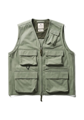 Snow Peak Takibi herringbone vest - Green