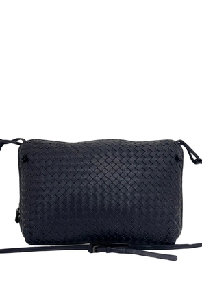 Bottega Veneta Pre-Owned 2012-2026 Large Nappa Intrecciato Nodini crossbody bag - Blue