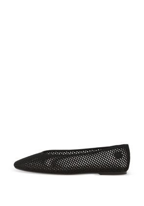 Calvin Klein Liliana mesh-knit ballet flats - Black