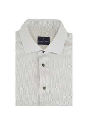 EMANUEL BERG geometric-print shirt - Green