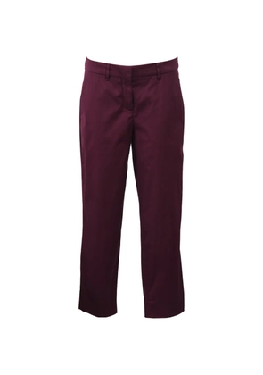 Miu Miu Pre-Owned straight-leg trousers - Purple