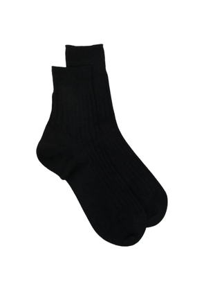 Zegna ribbed-knit socks - Black