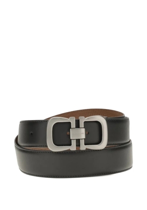 Ferragamo Gancini reversible adjustable belt - Black