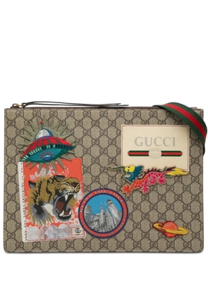 Gucci Pre-Owned 2000-2015 GG Supreme Web Courrier Messenger Bag crossbody bag - Neutrals