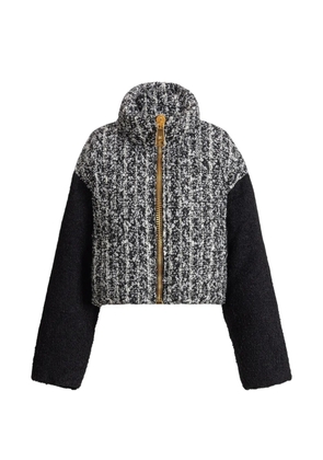 Balmain padded tweed jacket - Black