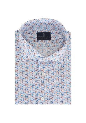 EMANUEL BERG geometric-print shirt - White