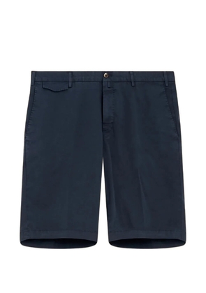 PT Torino button-fastening stretch cotton chino shorts - Blue