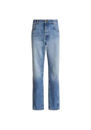 Balmain straight-leg blue denim jeans