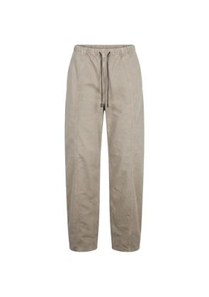 Haikure drawstring-waist panelled trousers - Neutrals